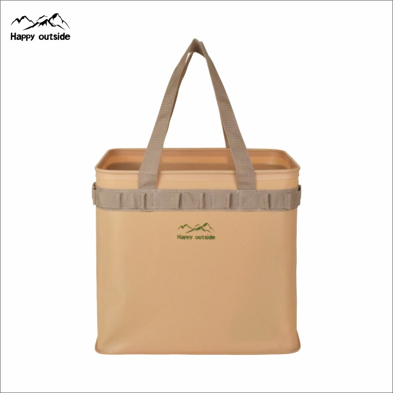 happy outside collapsible multifunctional square stuffs storage bag for camping