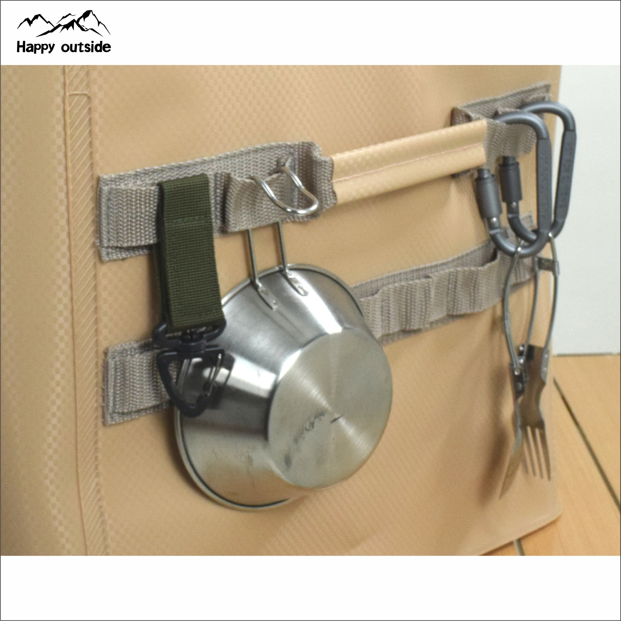 Happy outside Camping Tactical Organiser