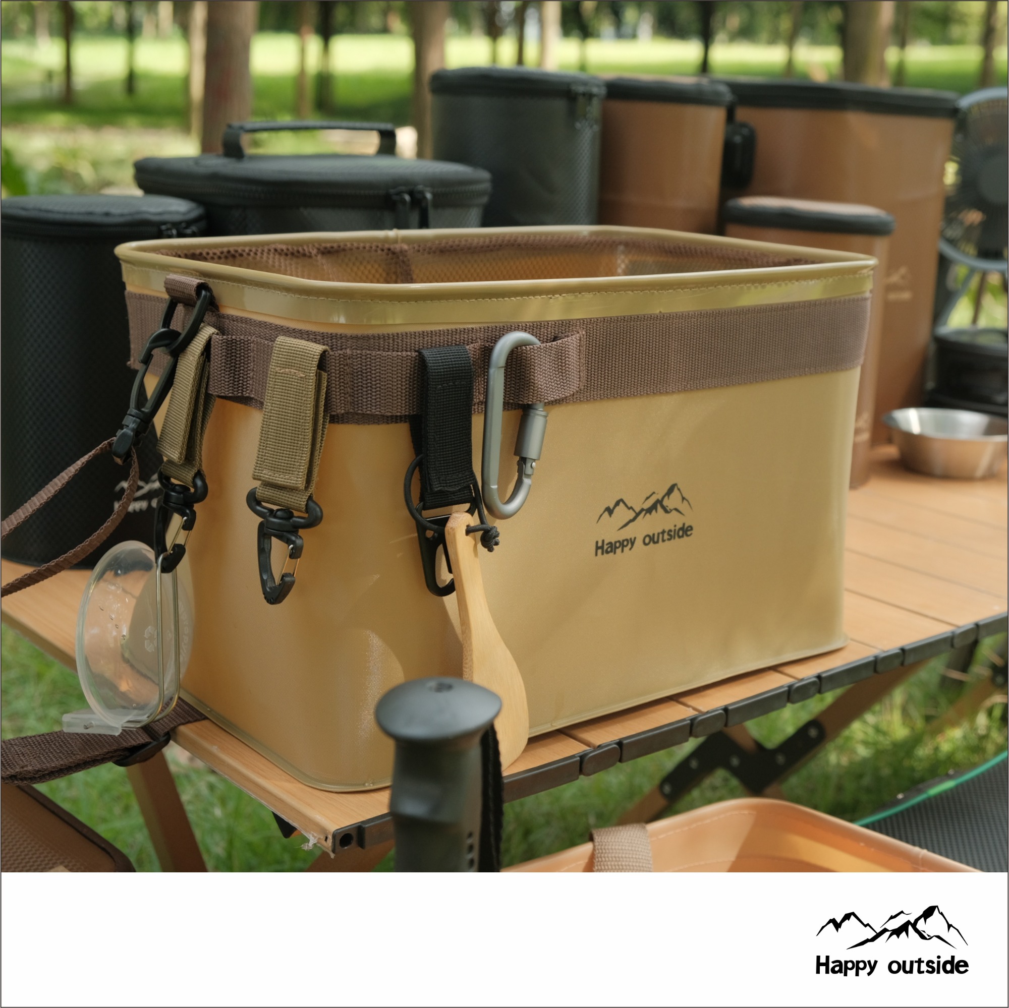 Happy outside Portable self-driving Camping bag