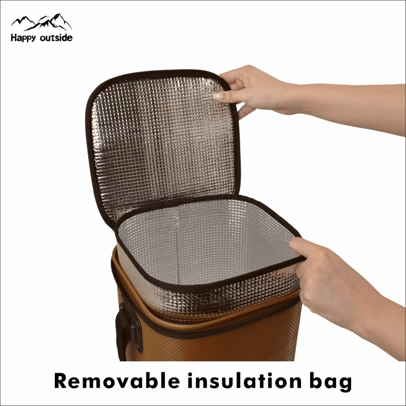 Happy outside Outdoor Insulation Ice Pack portable Camping travel cold protection EVA picnic pack