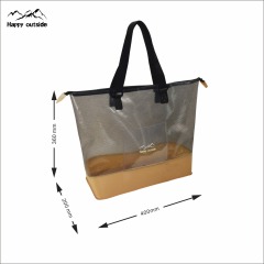 happy outside large capacity shoulder beach bag