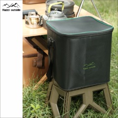 Happy outside Outdoor Gas Tank Storage bag Large capacity anti-collision tableware stove gas tank storage bag
