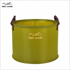 Happy outside Foldable round bucket for outdoor camping
