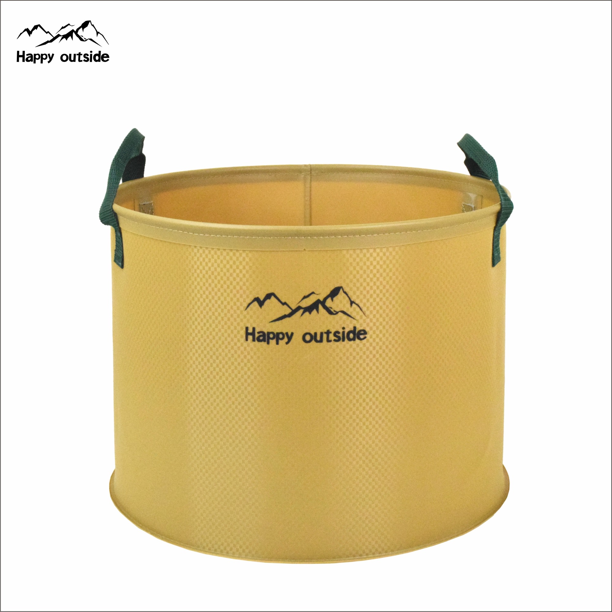 Happy outside Foldable round bucket for outdoor camping