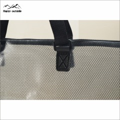 happy outside large capacity shoulder beach bag