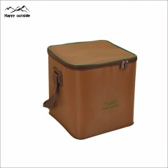 Happy outside Outdoor Gas Tank Storage bag Large capacity anti-collision tableware stove gas tank storage bag