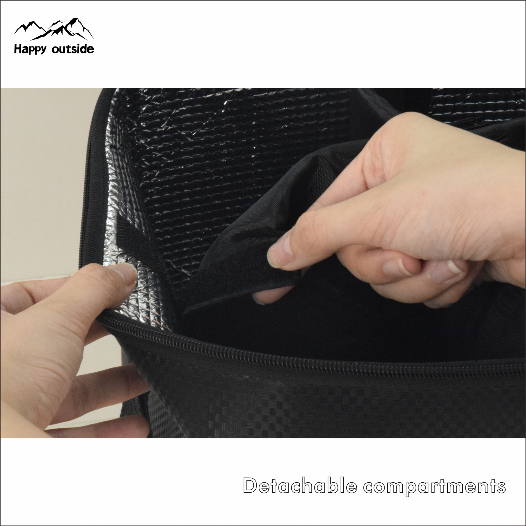 Happy outside Outdoor Gas Tank Storage bag Large capacity anti-collision tableware stove gas tank storage bag