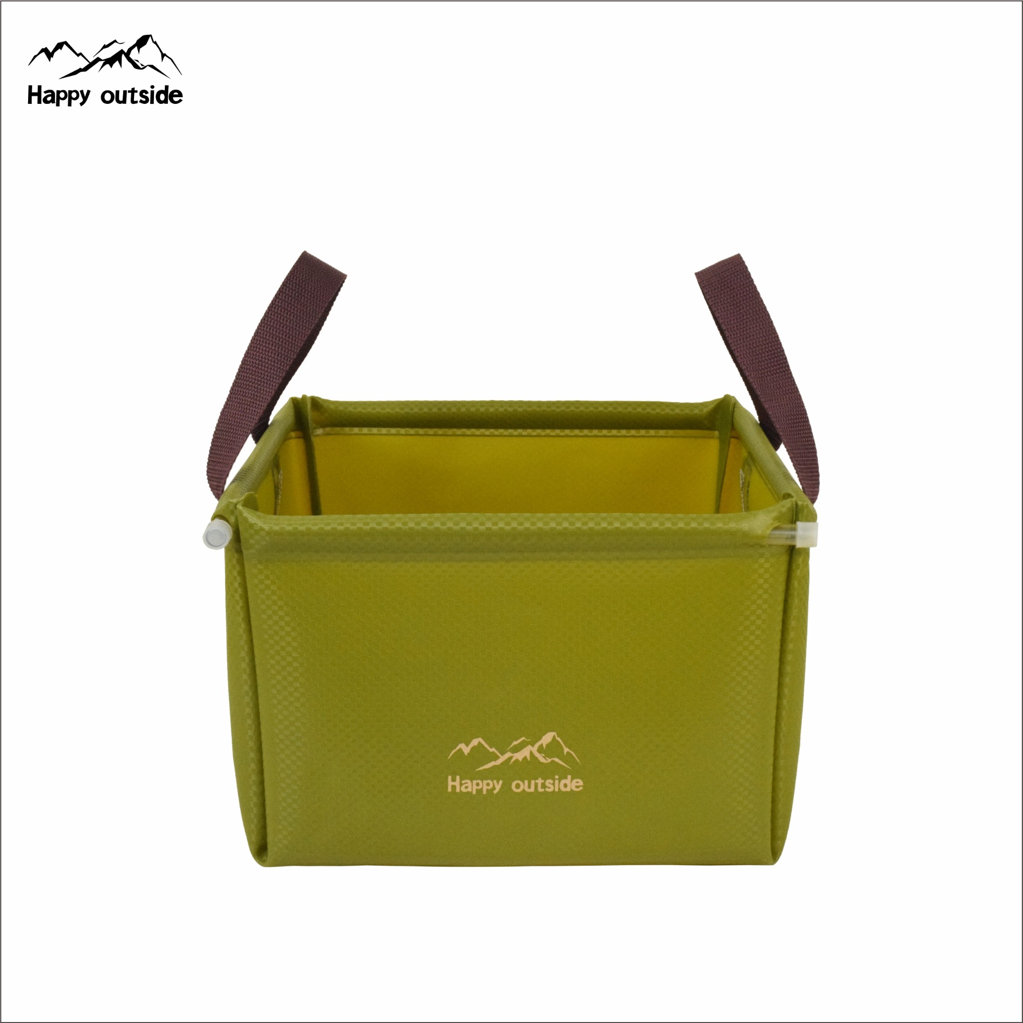 Happy outside Foldable birdbine Portable Travel bucket Travel Wash Basin Camping car wash vegetables laundry basin