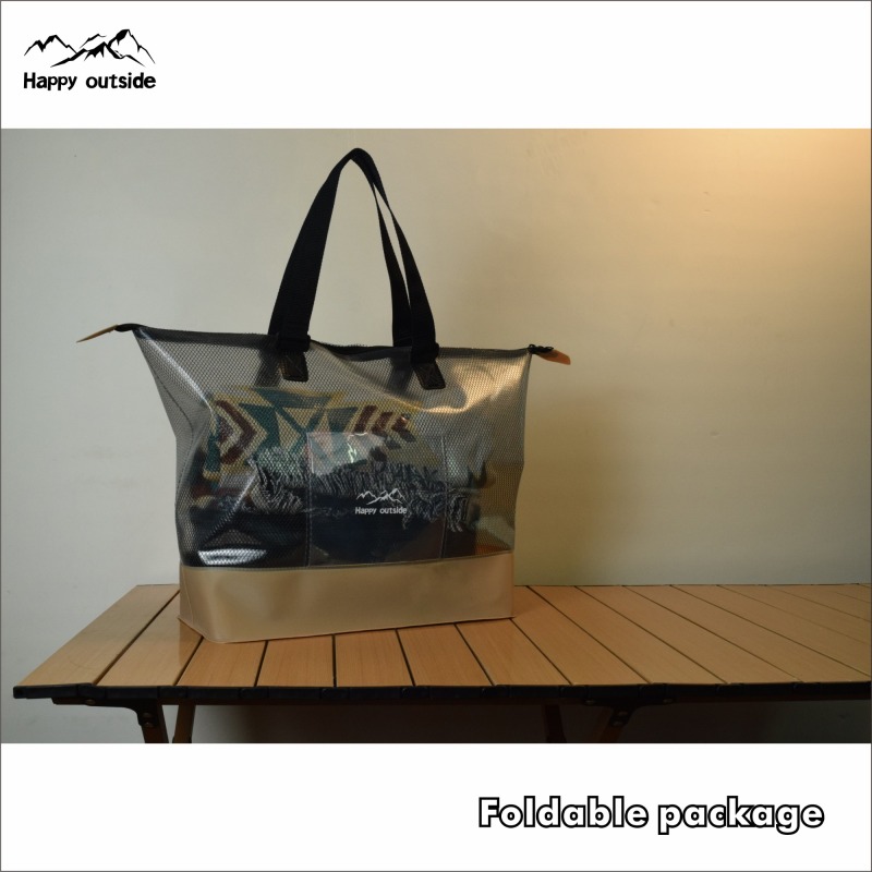 happy outside large capacity shoulder beach bag