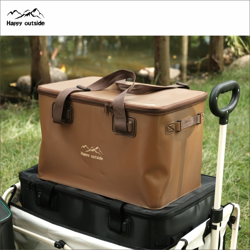 Happy outside Outdoor Insulation Ice Pack Large capacity portable Camping travel cold protection EVA picnic pack