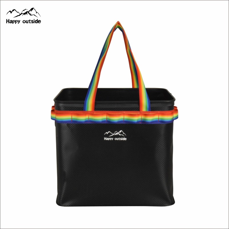 happy outside collapsible multifunctional square stuffs storage bag for camping