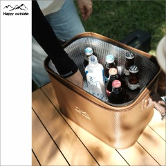Happy outside Outdoor Insulation Ice Pack Large capacity portable Camping travel cold protection EVA picnic pack