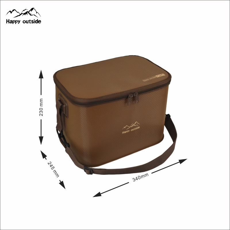 Happy outside Outdoor Insulation Ice Pack Large capacity portable Camping travel cold protection EVA picnic pack