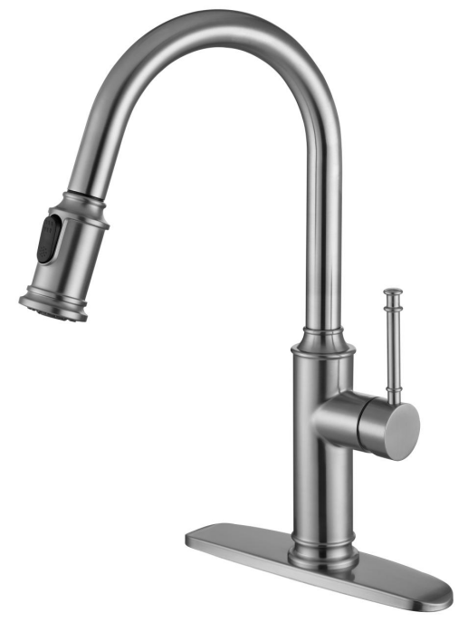 Model MS1913, Brushed nickel bathroom sink faucet