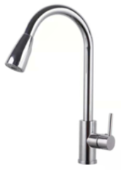 Model MS1922, Kitchen sink faucet with pull down sprayer
