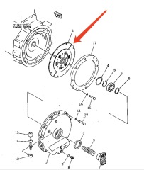 YNF0129 DISK Assembly Damper Clutch 14X-12-11102