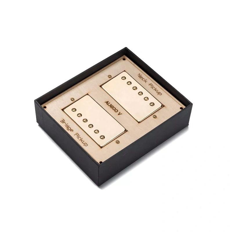 OEM high-quality Alnico V humbucker active pickups hand wound electric guitar vintage pickups set for LP guitars