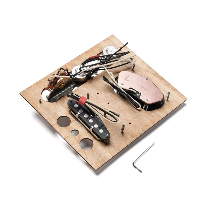 Custom Made Telecaster Electric Guitar pickups set with control plate hand wound vintage pickups CTS pots and bridge