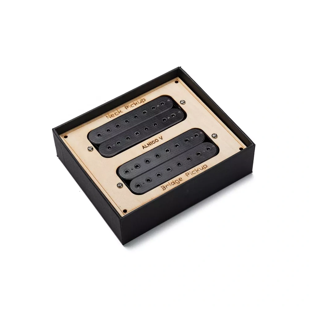 custom made high-quality Alnico V humbucker 8 strings guitar pickups hand wound electric guitar vintage pickups set