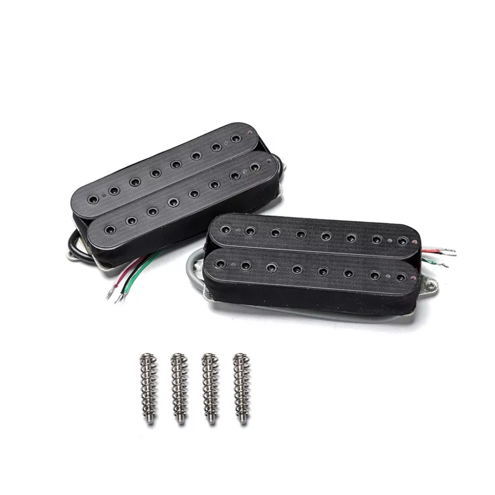 custom made high-quality Alnico V humbucker 8 strings guitar pickups hand wound electric guitar vintage pickups set