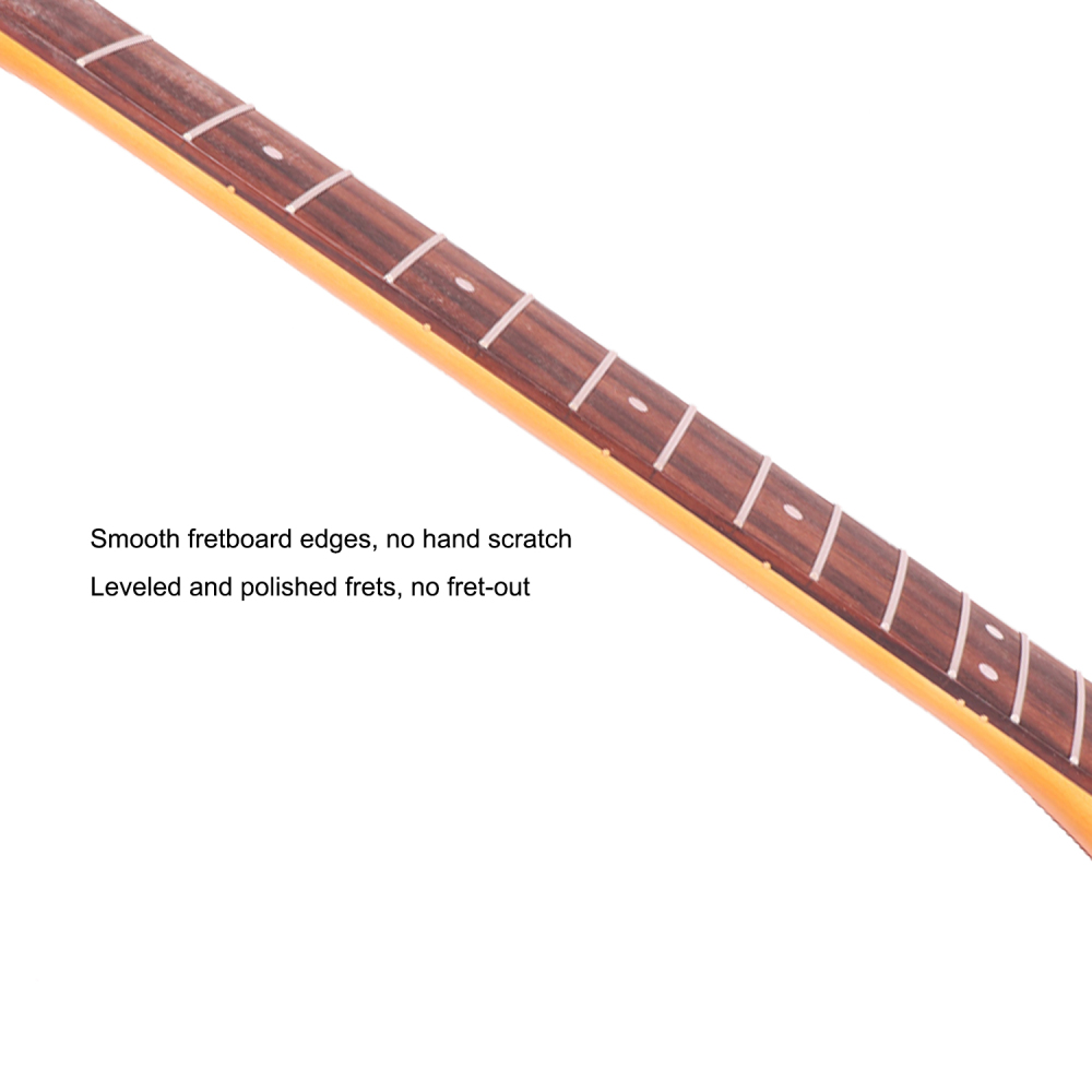 Stratocaster Guitar Neck Rosewood Fretboard Maple Neck 9.5" Radius 10 mm Holes 22 Frets Gloss Finish