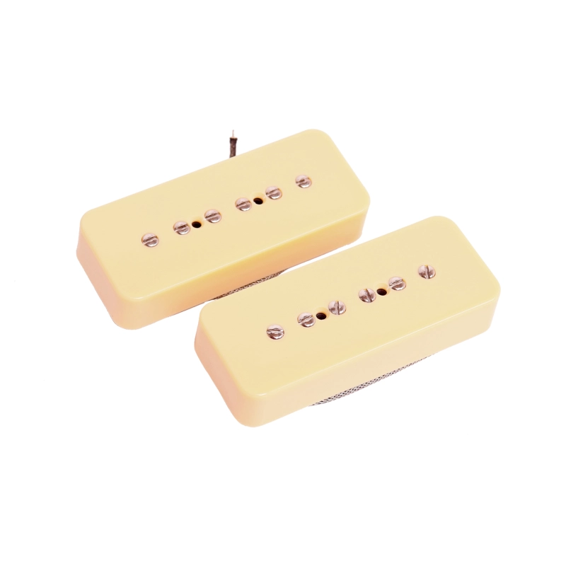 P90 Single Coil Alnico V Guitar Pickups Cream