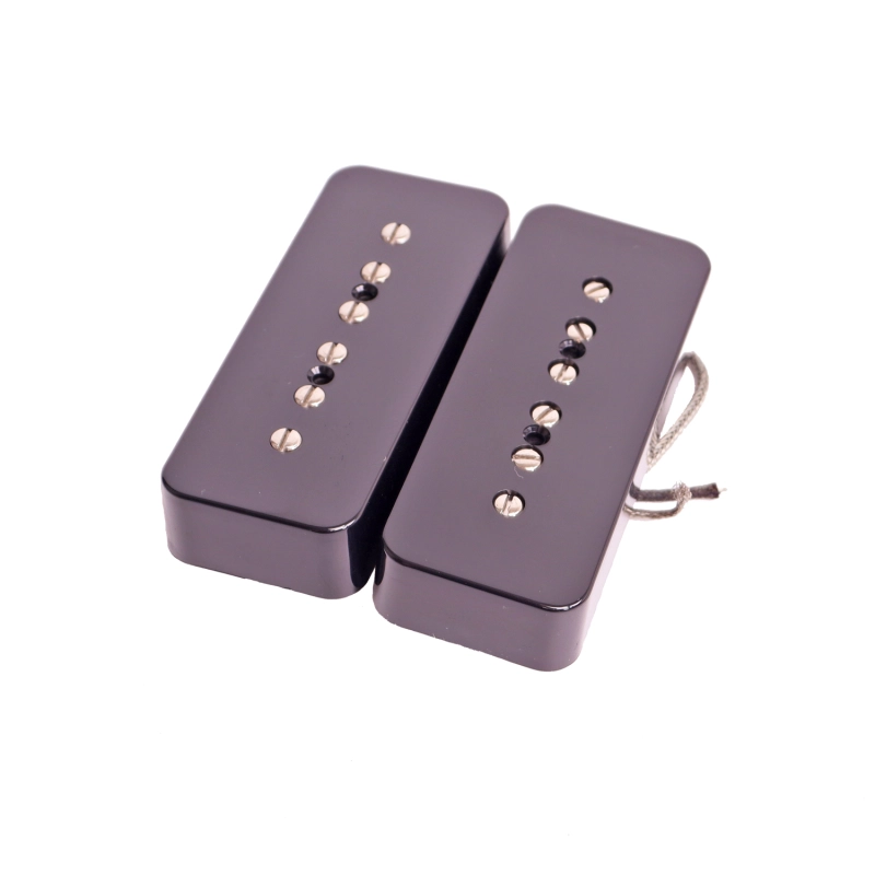 P90 Single Coil Alnico V Guitar Pickups Black