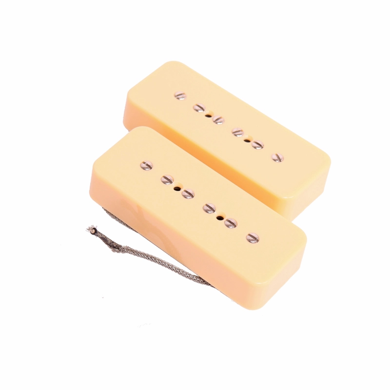 P90 Single Coil Alnico V Guitar Pickups Cream
