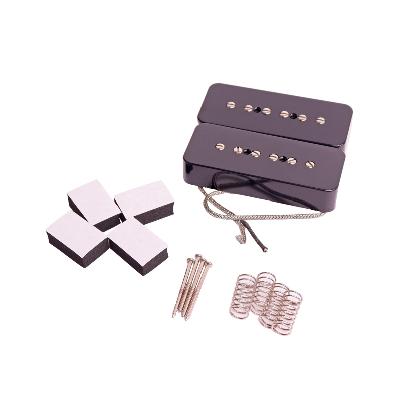P90 Single Coil Alnico V Guitar Pickups Black