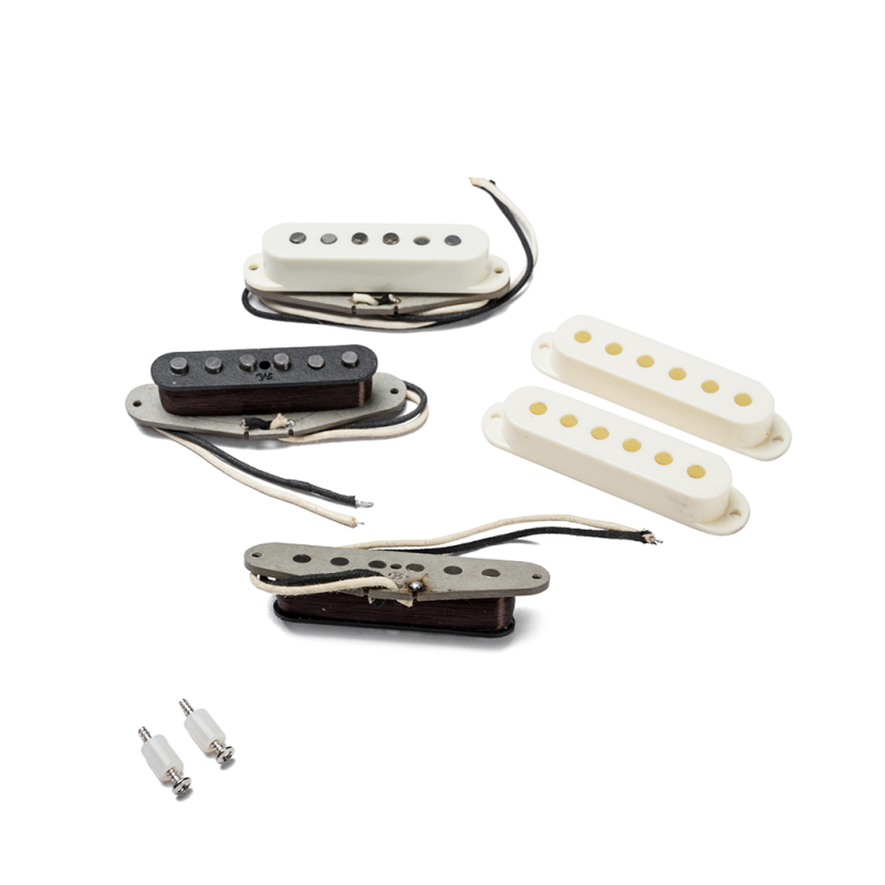 S brand V70 Single Coil Alnico V Guitar Pickups White