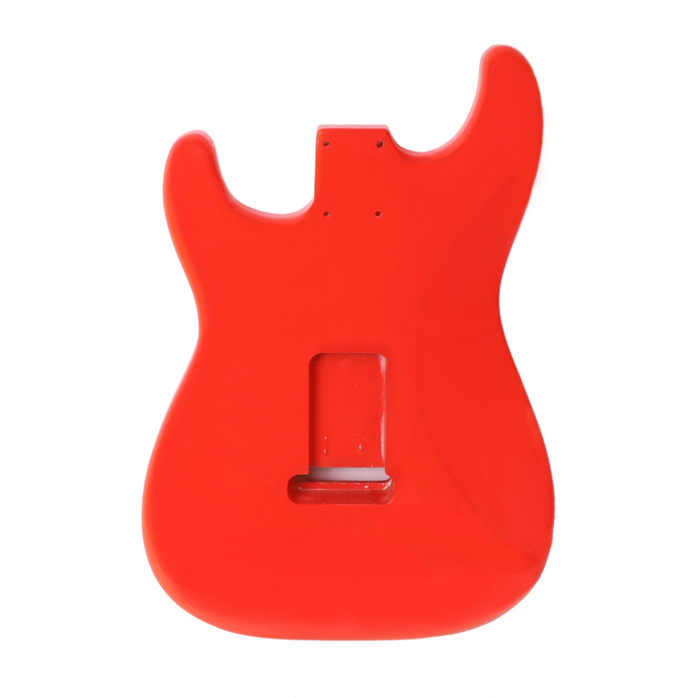American Alder Electric Guitar Body Stratocaster SSS Festa Red Color