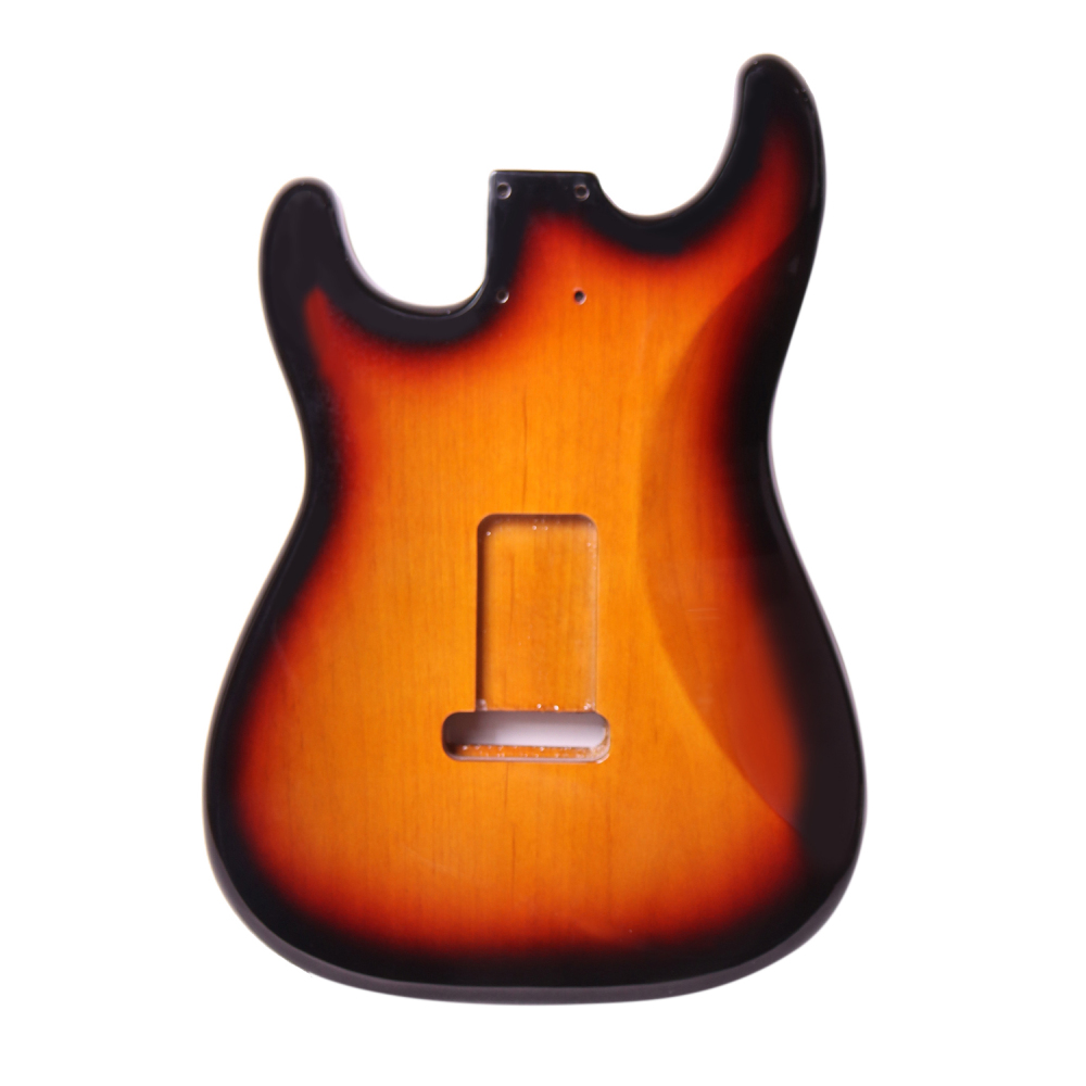 American Alder Electric Guitar Body Stratocaster SSS 3 Tune Sunburst Color
