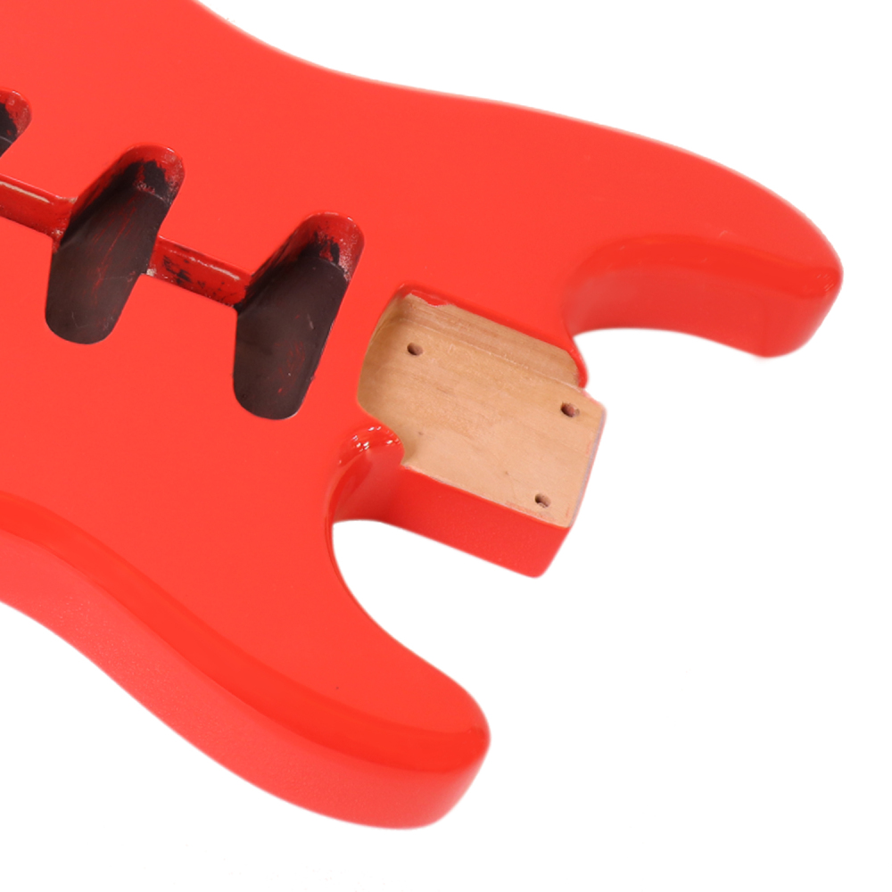 American Alder Electric Guitar Body Stratocaster SSS Festa Red Color