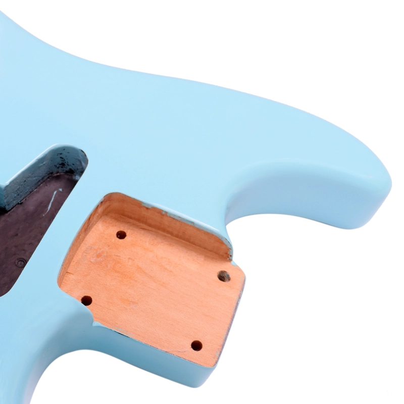 American Alder Electric Guitar Body Stratocaster SSS Sonic Blue Color