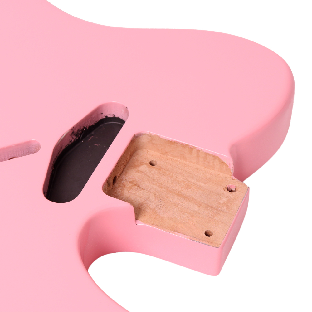 American Alder Electric Guitar Body Telecaster SS Shell Pink Color