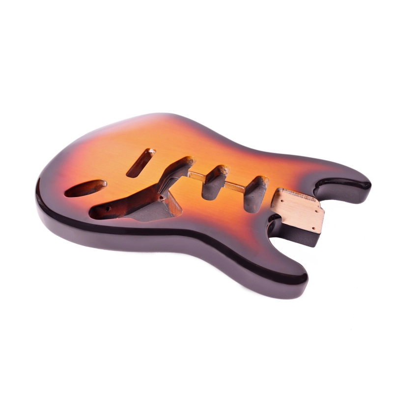 American Alder Electric Guitar Body Stratocaster SSS 3 Tune Sunburst Color