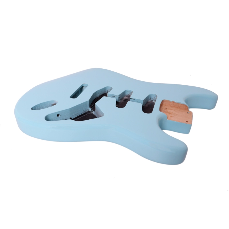 American Alder Electric Guitar Body Stratocaster SSS Sonic Blue Color