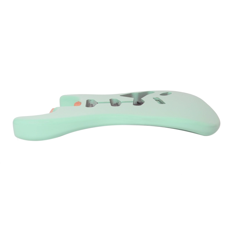 American Alder Electric Guitar Body Stratocaster SSS Surf Green Color