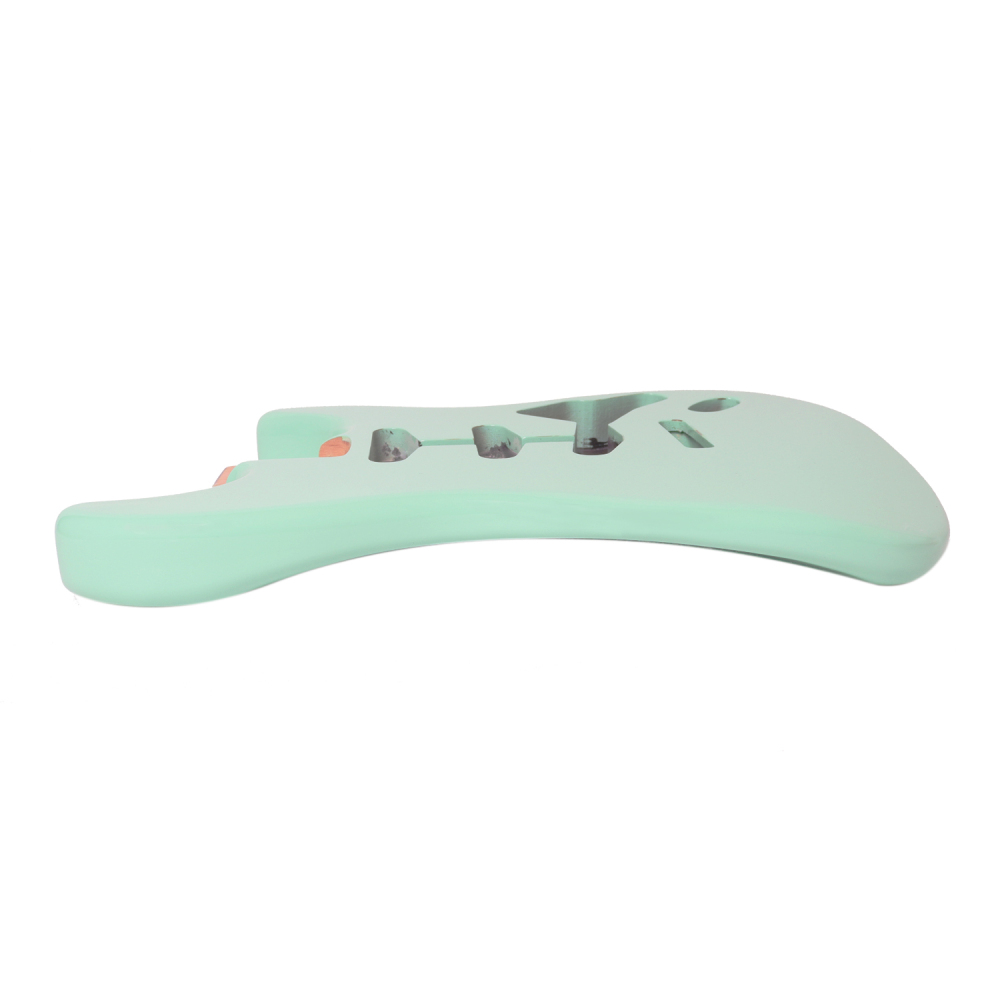 American Alder Electric Guitar Body Stratocaster SSS Surf Green Color