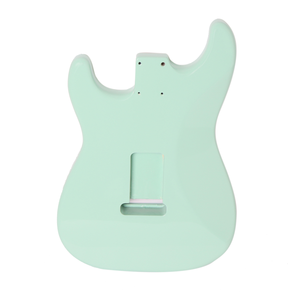 American Alder Electric Guitar Body Stratocaster SSS Surf Green Color