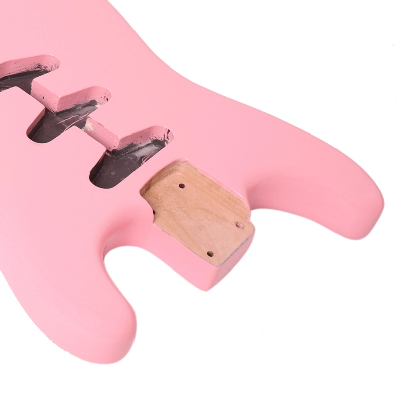 American Alder Electric Guitar Body Stratocaster SSS Shell Pink Color
