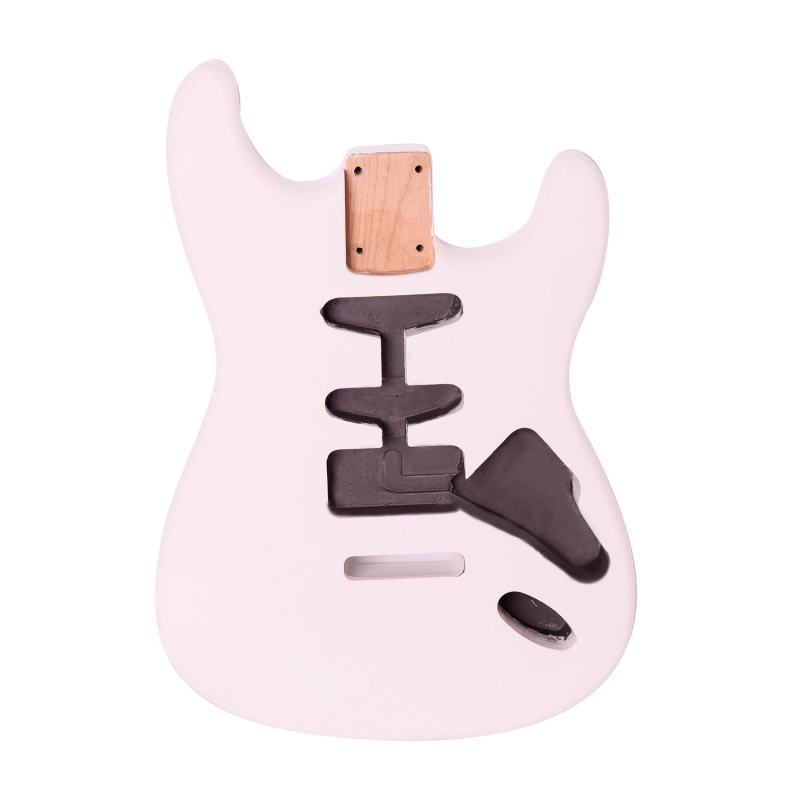 American Alder Electric Guitar Body Stratocaster SSH White Color