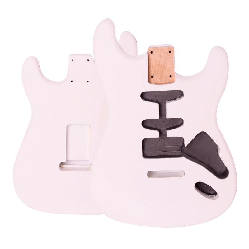 American Alder Electric Guitar Body Stratocaster SSH White Color