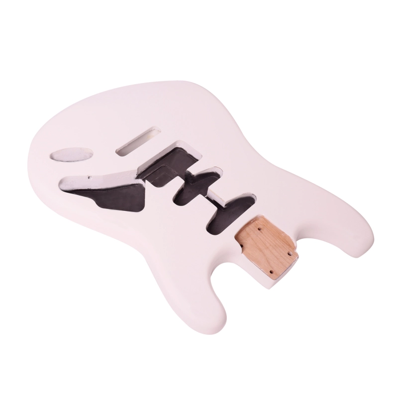 American Alder Electric Guitar Body Stratocaster SSH White Color