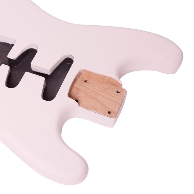 American Alder Electric Guitar Body Stratocaster SSH White Color
