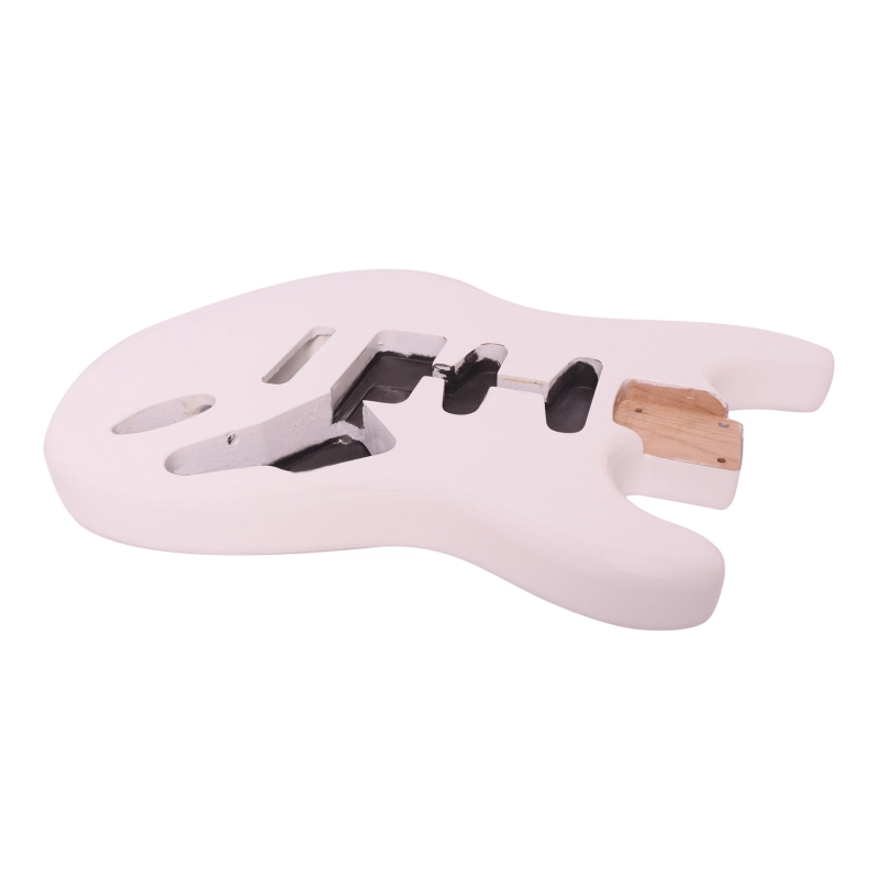 American Alder Electric Guitar Body Stratocaster SSH White Color