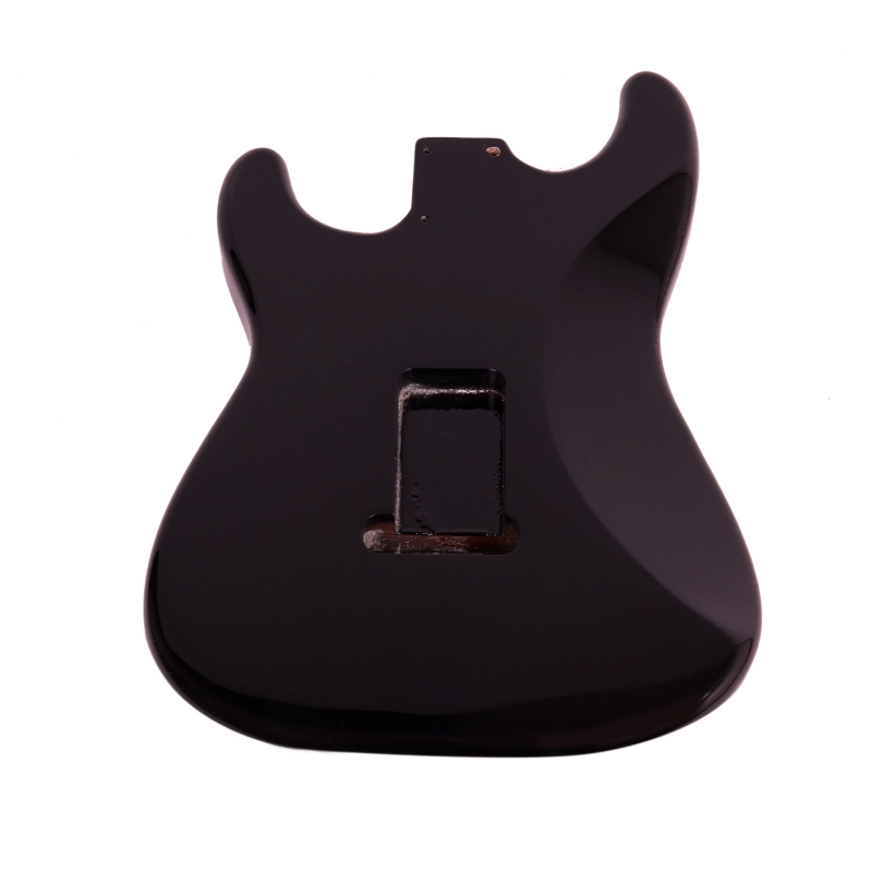 American Alder Electric Guitar Body Stratocaster SSS Black Color