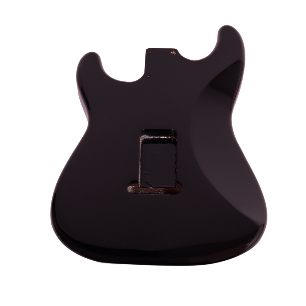 American Alder Electric Guitar Body Stratocaster SSS Black Color