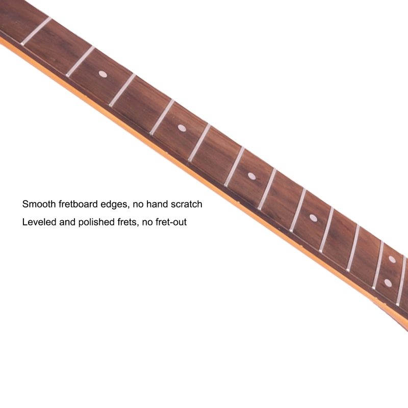 Stratocaster Guitar Neck Rosewood Fretboard Maple Neck 12" Radius 10 mm Holes 22 Frets Satin Finish