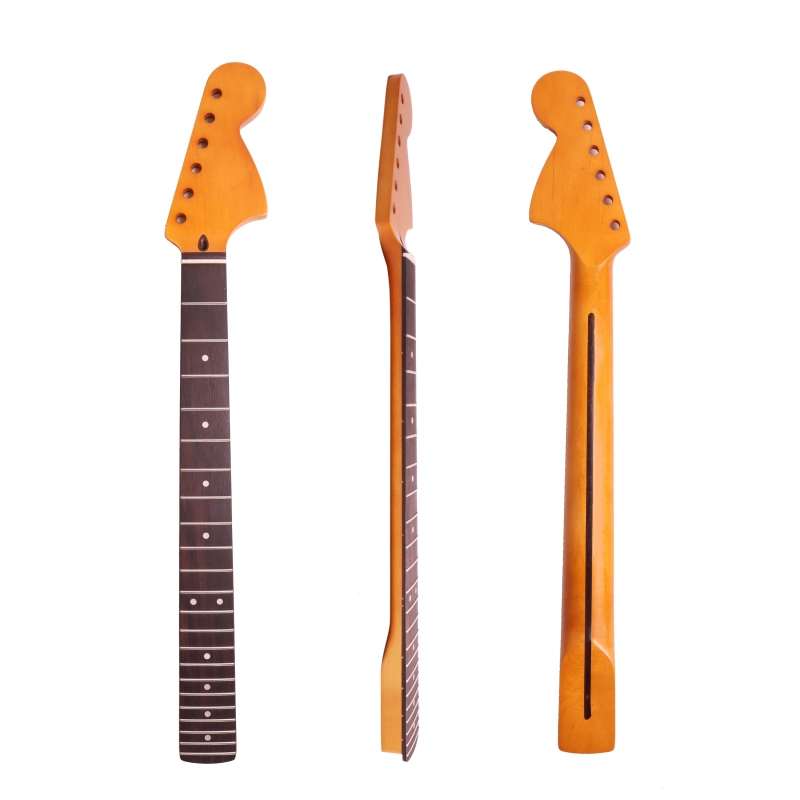 1970 Big Headstock Stratocaster Rosewood Fretboard Maple Neck 12" Radius 10 mm Holes 22 Frets Satin Finish